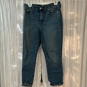 Madewell Dark Blue Ankle Jeans